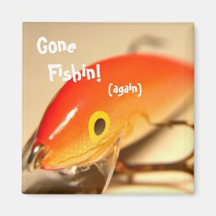 Gone Fishin! Magneet