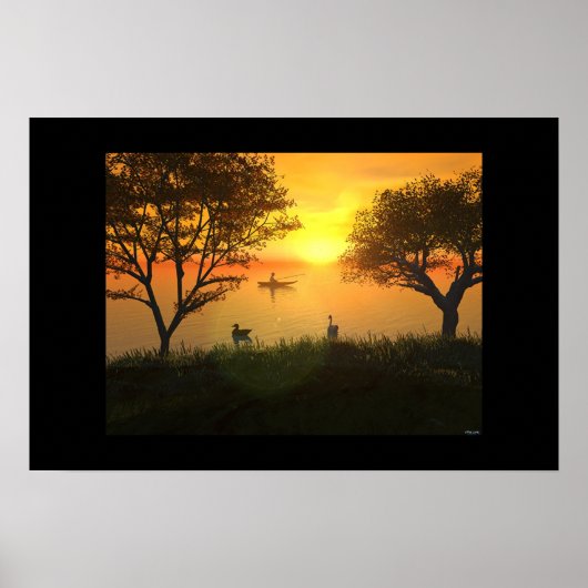 Gone Fishin' Poster (Voorkant)