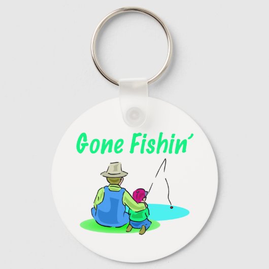 Gone Fishin' Sleutelhanger (Voorkant)