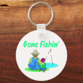 Gone Fishin' Sleutelhanger (Voorkant)