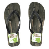 Gone Fishin Teenslippers (Voetbed)