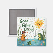 Gone Fishin' Vibes Magneet (Voorkant / Achterkant)
