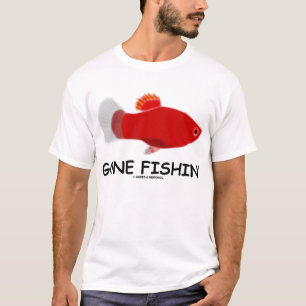 Gone Fishin' (Xiphophorus maculatus) T-shirt