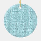 Gone Fishing aangepaste naam kerstversiering Keramisch Ornament (Achterkant)