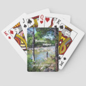 Gone Fishing Card Speelkaarten (Achterkant)