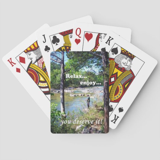 Gone Fishing Card Speelkaarten (Achterkant)