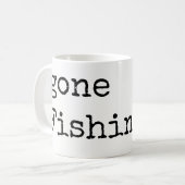 Gone Fishing Coffee Mugs Koffiemok (Voorkant links)