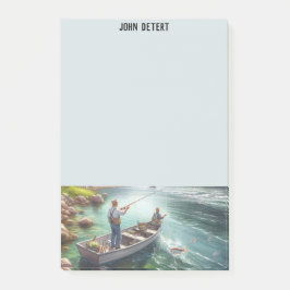 Gone Fishing Gepersonaliseerde Post-it Notes