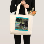 gone fishing! grote tote bag (Voorkant (product))