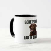 Gone Fishing Lab in Charge Mug Mok (Voorkant links)