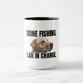 Gone Fishing. Lab in Charge. Mug Mok (Midden)