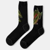 Gone Fishing Socks Coho Salmon Art Socks Sokken (Links)