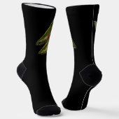 Gone Fishing Socks Coho Salmon Art Socks Sokken (Gebogen)
