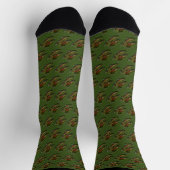 Gone Fishing Socks Coho Zalm Kunst Sokken (Top)