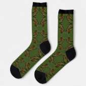 Gone Fishing Socks Coho Zalm Kunst Sokken (Links)