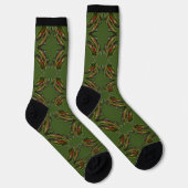 Gone Fishing Socks Coho Zalm Kunst Sokken (Rechts)