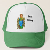 Gone Fishing (St. Andreas) Trucker Pet (Voorkant)