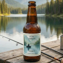 Gone Fishing Stout Bierlabel