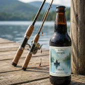 Gone Fishing Stout Bierlabel Bier Etiket