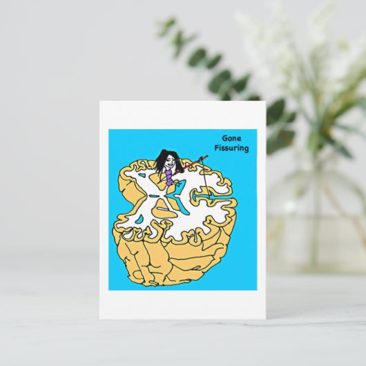 Gone Fissuring Briefkaart (Staand voorkant)