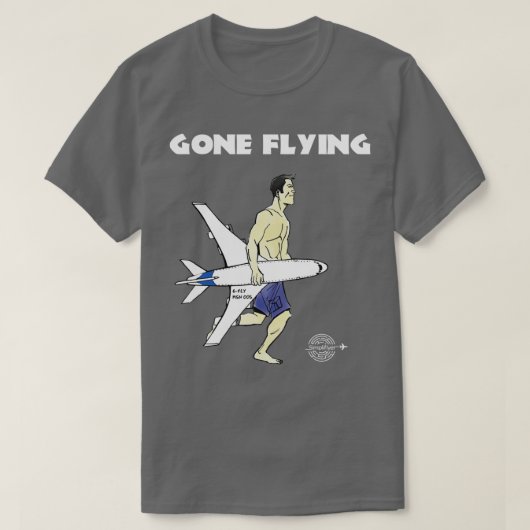 GONE FLYING T-SHIRT (Design voorkant)