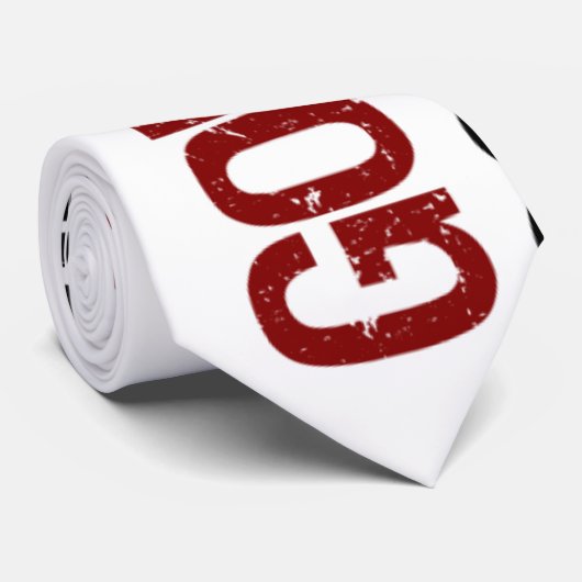 Gone for Pizza Stropdas (Opgerold)