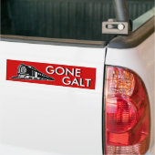 Gone Galt Bumpersticker (Op Truck)