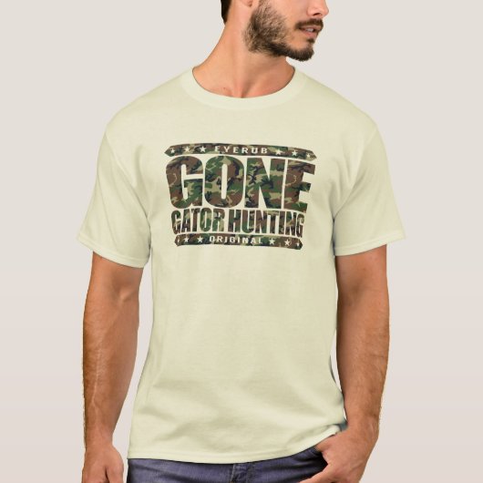 GONE GATOR HUNTING - Ik ben Skill Alligator Hunter T-shirt (Voorkant)
