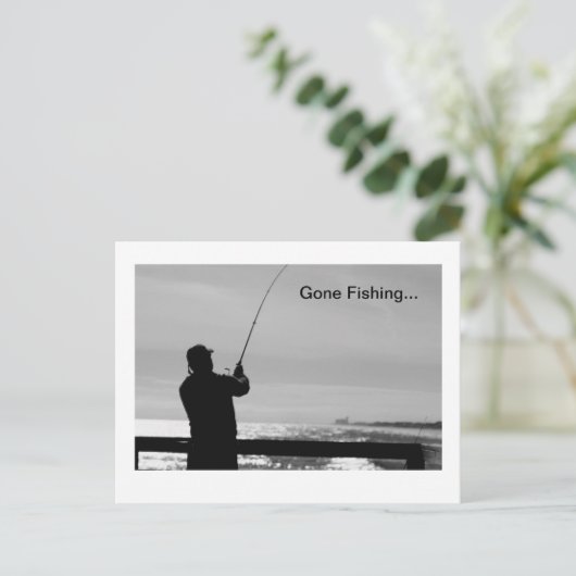 Gone Gevist Briefkaart (Staand voorkant)