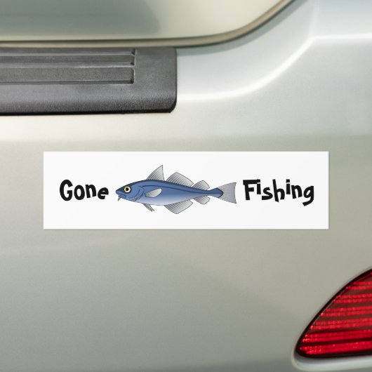 Gone Gevist Bumpersticker (Op auto)