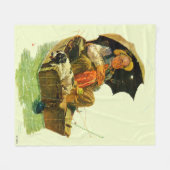 Gone Gevist Fleece Deken (Voorkant (Horizontaal))