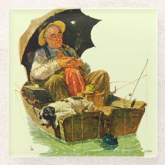 Gone Gevist Glazen Onderzetter (Voorkant)