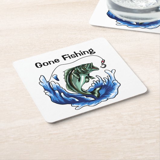 Gone Gevist Kartonnen Onderzetters (Schuin)