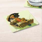 Gone Gevist Kartonnen Onderzetters (Schuin)