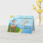 Gone Gevist - met vers - Pensioen Kaart (Gele Bloem)