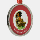 Gone Gevist Metalen Ornament (Rechts)