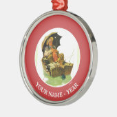 Gone Gevist Metalen Ornament (Links)