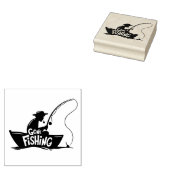 Gone Gevist Rubber Stempel (Gestempeld)