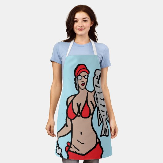 Gone Gevist Schort (Gedragen)