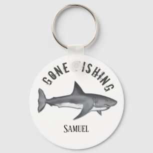 Gone Gevist Tuna Fish Modern Fisherman Cute Sleutelhanger