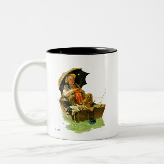 Gone Gevist Tweekleurige Koffiemok (Links)