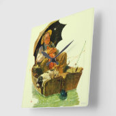 Gone Gevist Vierkante Klok (Hoek)