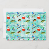 Gone Gevist vijfde verjaardag Little Fisherman Fot Kaart (Achterkant)