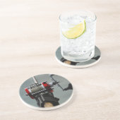 Gone Gevist Zandsteen Onderzetter (Zijkant)