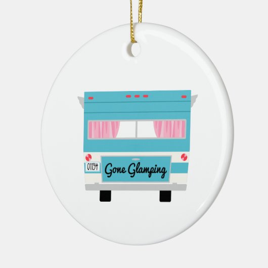Gone Glamping Keramisch Ornament (Links)
