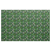 Gone Golfen op Hunter Green Stof (Fat Quarter)
