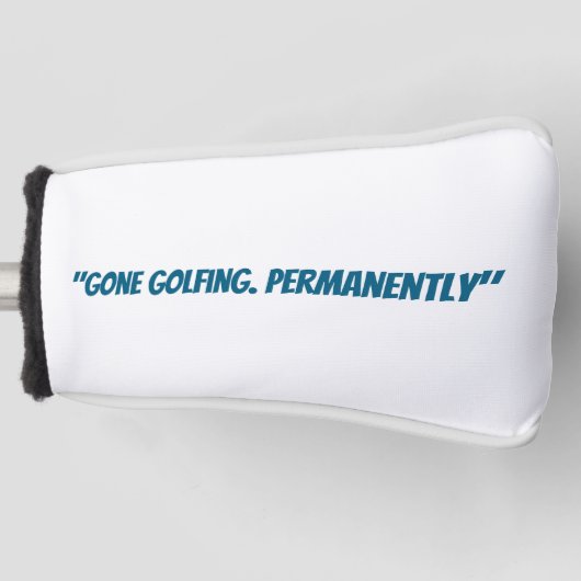 Gone Golfing Golfheadcover (Voorkant)