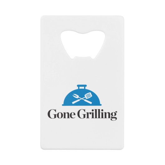 Gone Grilling Creditkaart Flessenopener (Voorkant)