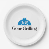 Gone Grilling Papieren Bordje (Voorkant)