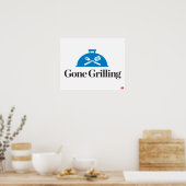 Gone Grilling Poster (Keuken)